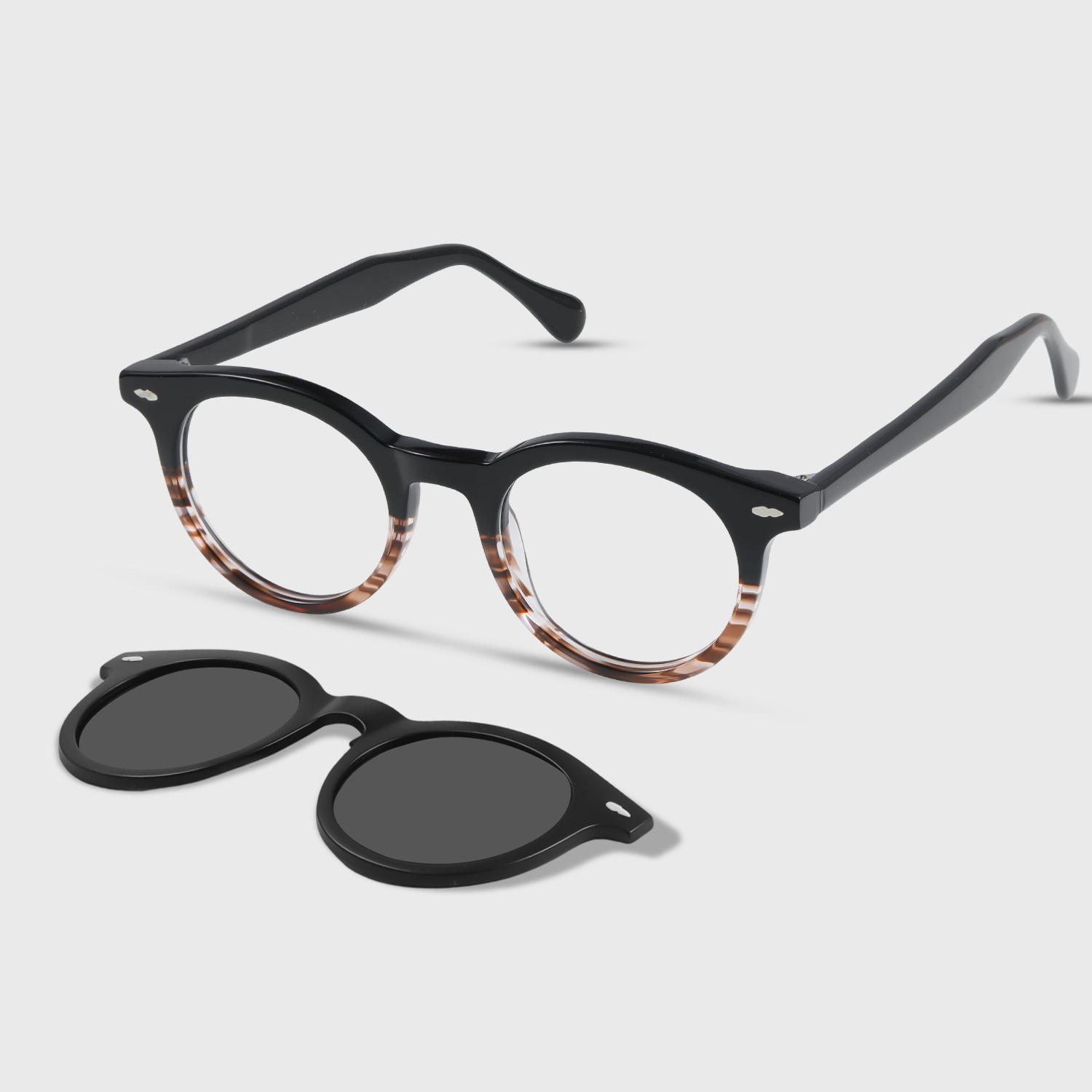 dialogue goggles Gradient Progressive magnetic clip on Glasses