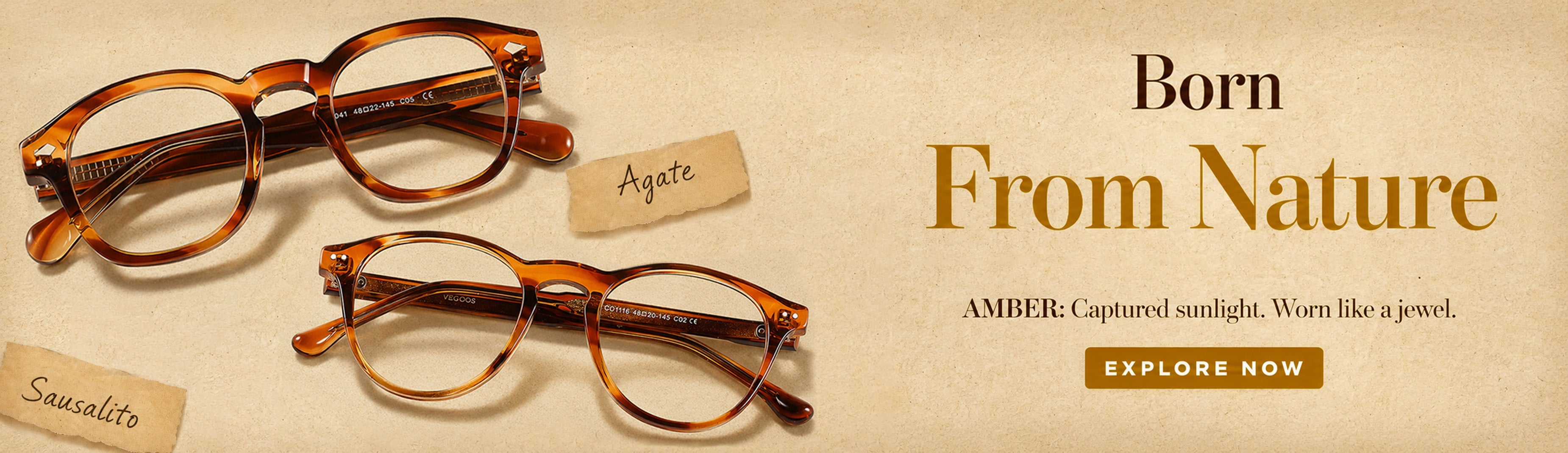Amber Glasses

