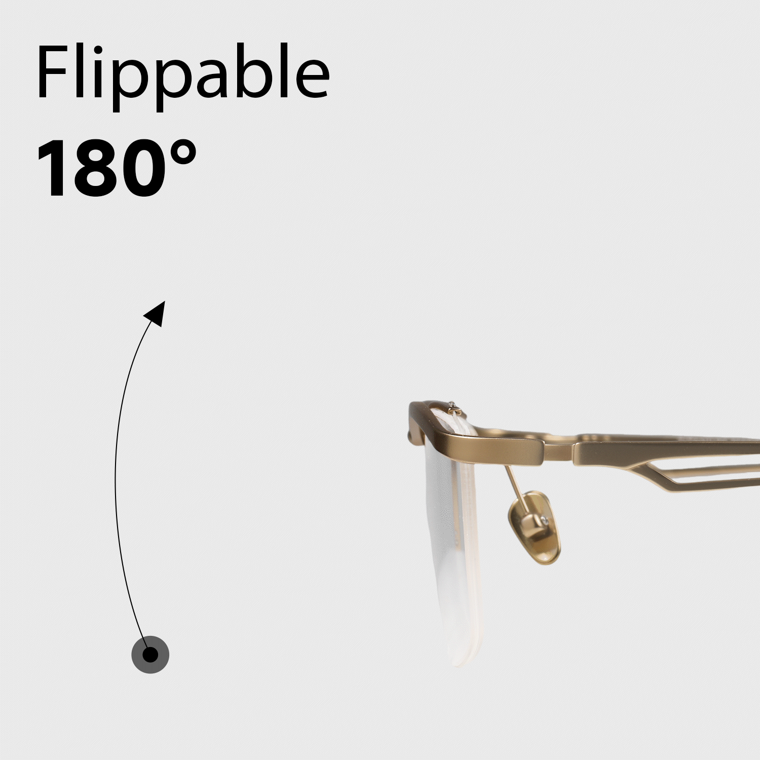 Maya -Titanium 180° Flippable